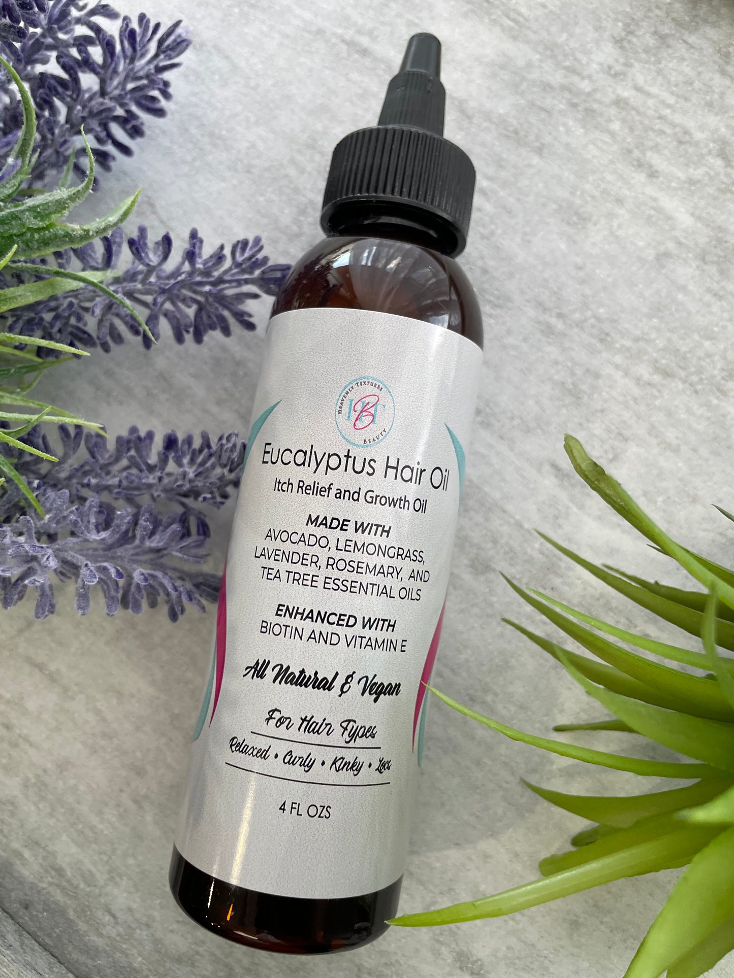 Eucalyptus Anti Itch & Growth Oil - Heavenly Textures